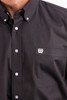 CINCH SOLID BLACK BTTN DWN - MENS SHIRT  - MT10320083