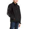 ARIAT TEAM LOGO SOFTSHELL BLACK - KIDS BOYS JACKET COR - 10030212