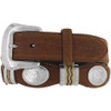 TONY LAMA BROWN CUTTING CHAMP WESTERN - ACCESSORIES BELT MEN - 9119L