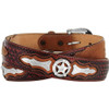 JUSTIN  ODESSA STAR BROWN TOOLED - ACCESSORIES BELT MEN - C10765