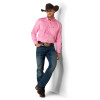 ARIAT PINK SOLID TWILL CLASSIC FIT - MENS SHIRT COR - 10016692
