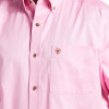 ARIAT PINK SOLID TWILL CLASSIC FIT - MENS SHIRT COR - 10016692