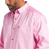 ARIAT PINK SOLID TWILL CLASSIC FIT - MENS SHIRT  - 10016692
