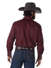 WRANGLER COWBOY CUT WESTERN SNAP MAROON - MENS SHIRT  - MS70719