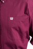 CINCH SOLID BURGUNDY BUTTON DOWN - MENS SHIRT  - MTW1104239