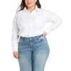 ARIAT WHITE KIRBY STRETCH - LADIES SHIRT  - 10022065