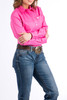 CINCH WOMEN'S L/S SOLID BUTTON DOWN - LADIES SHIRT  - MSW9164033