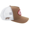 HOOEY PEARL BEER TAN & WHITE - HATS CAP  - 9709T-TNWH