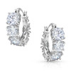 MONTANA SILVERSMITHS SLIDING BRILLIANCE CZ HOOP - ACCESSORIES JEWELRY EARRINGS - ER4193