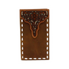 ARIAT RODEO FLORAL TOOLED BUCK - ACCESSORIES WALLET  - A3547144