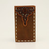 ARIAT RODEO FLORAL TOOLED BUCK - ACCESSORIES WALLET  - A3547144