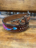 ANGEL RANCH TOOLED TAB FEATHER ARROW TAN - ACCESSORIES BELT LADIES - D140001308