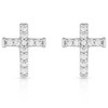 MONTANA SILVERSMITHS QUIET FAITH CRYSTAL CROSS - ACCESSORIES JEWELRY EARRINGS - ER1510