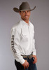 STETSON WHITE TEAM LOGO MARKETING - MENS SHIRT  - 11-001-0489-0025WH