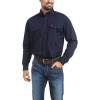 ARIAT FR SOLID WORK SHIRT NAVY - MENS SHIRT  - 10018816