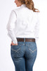 CINCH SOLID WHITE BUTTON DOWN - LADIES SHIRT  - MSW9164026