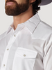 WRANGLER SPORT WHITE WESTERN SNAP SHIRT - MENS SHIRT  - 71105WH