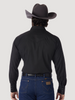 WRANGLER SPORT BLACK WESTERN SNAP SHIRT - MENS SHIRT  - 75214BK
