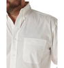 WRANGLER GEORGE STRAIT WHITE SOLID - MENS SHIRT  - MGS268W