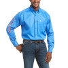 ARIAT TEAM LOGO USA FLAG SEA SCAPE - MENS SHIRT  - 10036179