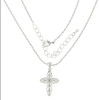 MONTANA SILVERSMITHS FANCY SCALLOP ROSE GOLD CROSS - ACCESSORIES JEWELRY NECKLACE - NC3978RG