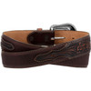 JUSTIN  MONTANA SAND STONE TOOLED TIP - ACCESSORIES BELT MEN - C13715