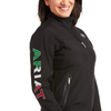 ARIAT TEAM SOFTSHELL MEXICO BLACK - LADIES JACKET  - 10031428