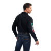 ARIAT BLACK MEXICO TEAM LOGO TWILL - MENS SHIRT COR - 10038500