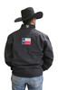 ARIAT TEXAS FLAG TEAM LOGO 2.0 BLACK - MENS JACKET  - 10038990