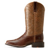 ARIAT ROUND UP WIDE SQUARE TOE BROWN - BOOT LADIES  - 10038420