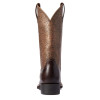 ARIAT ROUND UP WIDE SQUARE TOE BROWN - BOOT LADIES  - 10038420