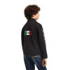 ARIAT MEXICO FLAG TEAM LOGO KIDS BLK - KIDS BOYS JACKET COR - 10036550