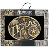 ATTITUDE BY MONTANA SILVERSMITHS TEXAS STATE HERITAGE BUCKLE - ACC BUCKLE  - 60811TXC