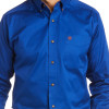 ARIAT TWILL FITTED ULTRAMARINE BLUE - MENS SHIRT COR - 10034225