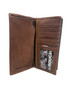 HOOEY LASER CUT AZTEC  BLACK RED - ACCESSORIES WALLET  - HW012-CRRD