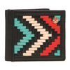 HOOEY HAND WOVEN LEATHER AZTEC - ACCESSORIES WALLET  - HBF010-BKRD