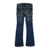 WRANGLER BOOTCUT DARK WASH STITCH PATCH - KIDS GIRLS JEANS - 09MWGMS