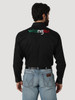 WRANGLER MEXICO FLAG LOGO BLACK SNAP - MENS SHIRT  - 112317124