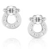 MONTANA SILVERSMITHS INFINITE LUCK CRYSAL HORSESHOE - ACCESSORIES JEWELRY EARRINGS - ER5157