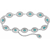 JUSTIN  FARMINGTON CONCHOS TURQUOISE - ACCESSORIES BELT LADIES - C21221