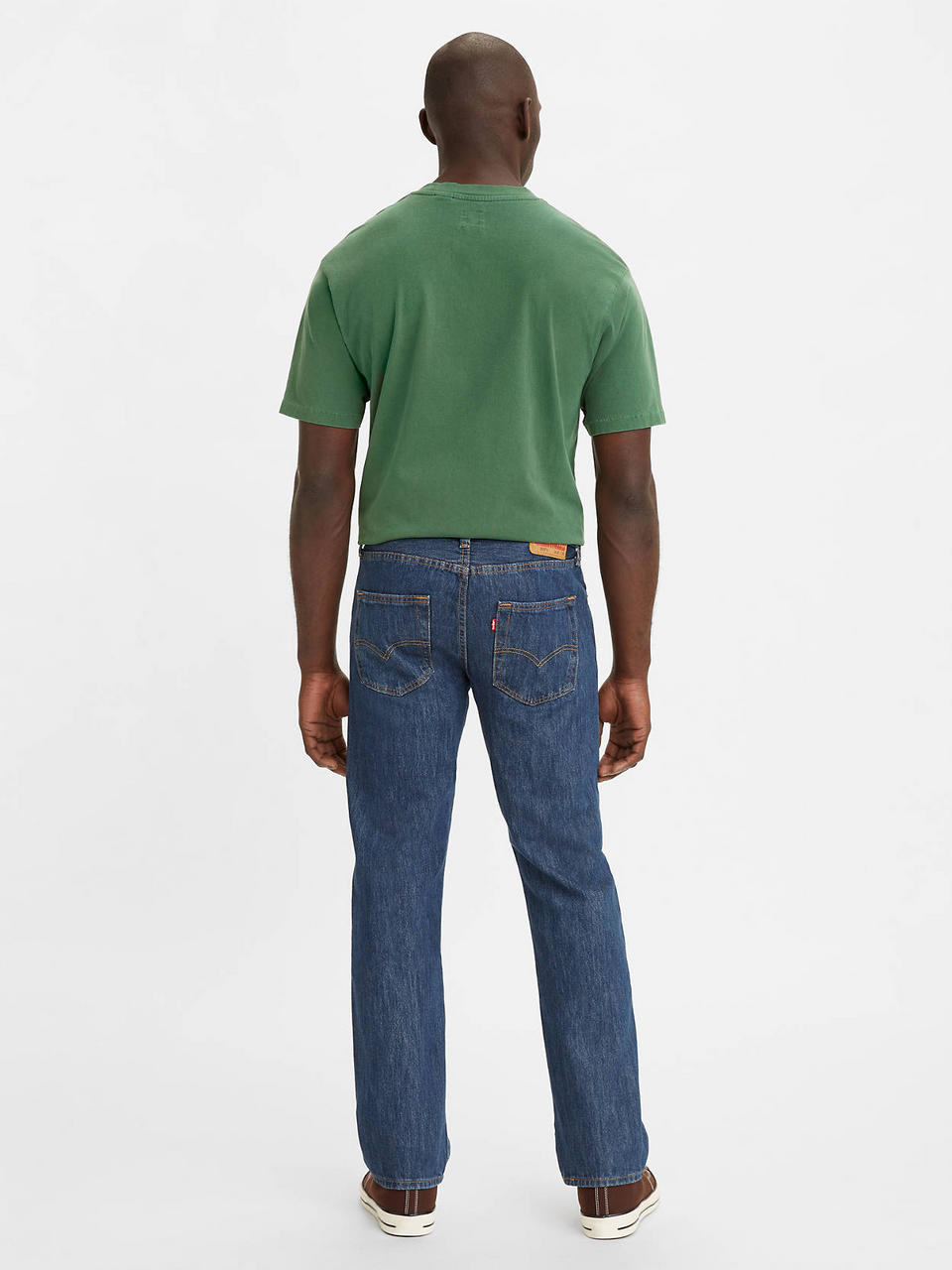 Levi's 501 Original Fit Jeans (Dark Stonewash) Men's Straight Denim