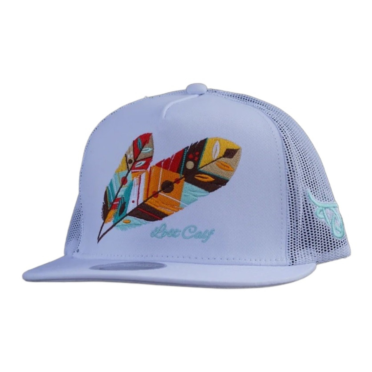 FEATHER WHITE FLAT TRUCKER TRIBE WHITE LOST CALF