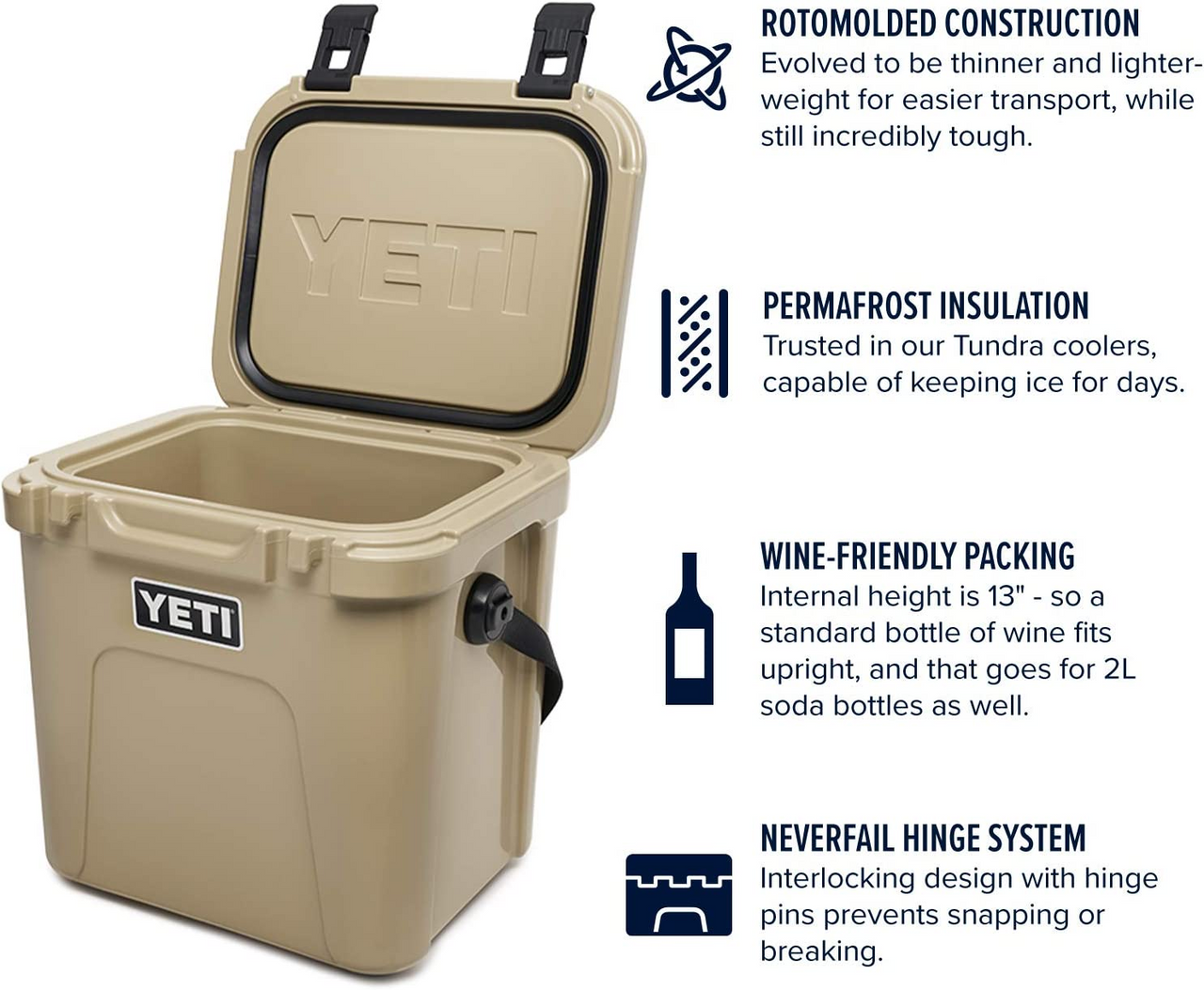 YETI 10022020000 ROADIE 24 HARD COOLER