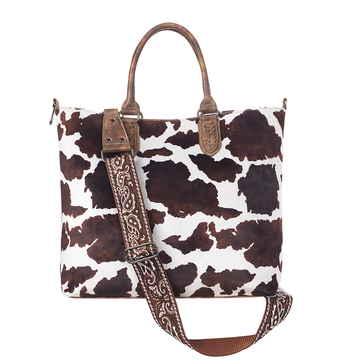 Medium Cowhide Purse MP567 (14cm x 18cm) - City Cows