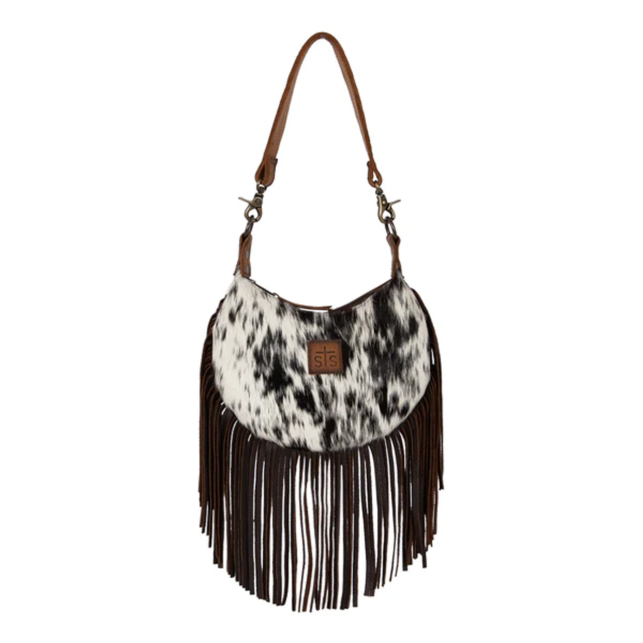 STS RANCHWEAR COWHIDE NELLIE FRINGE - LADIES PURSES - STS30603