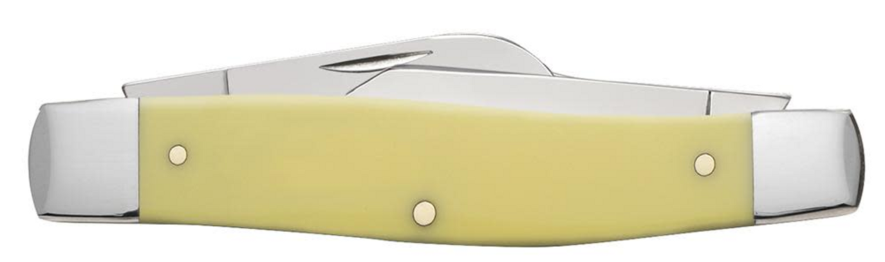 Case Large Stockman Yellow, Case Knives