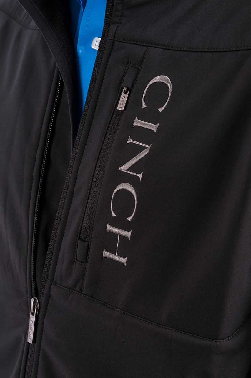 Cinch Womens Conceal Carry Bonded Jacket in Black with grey logo