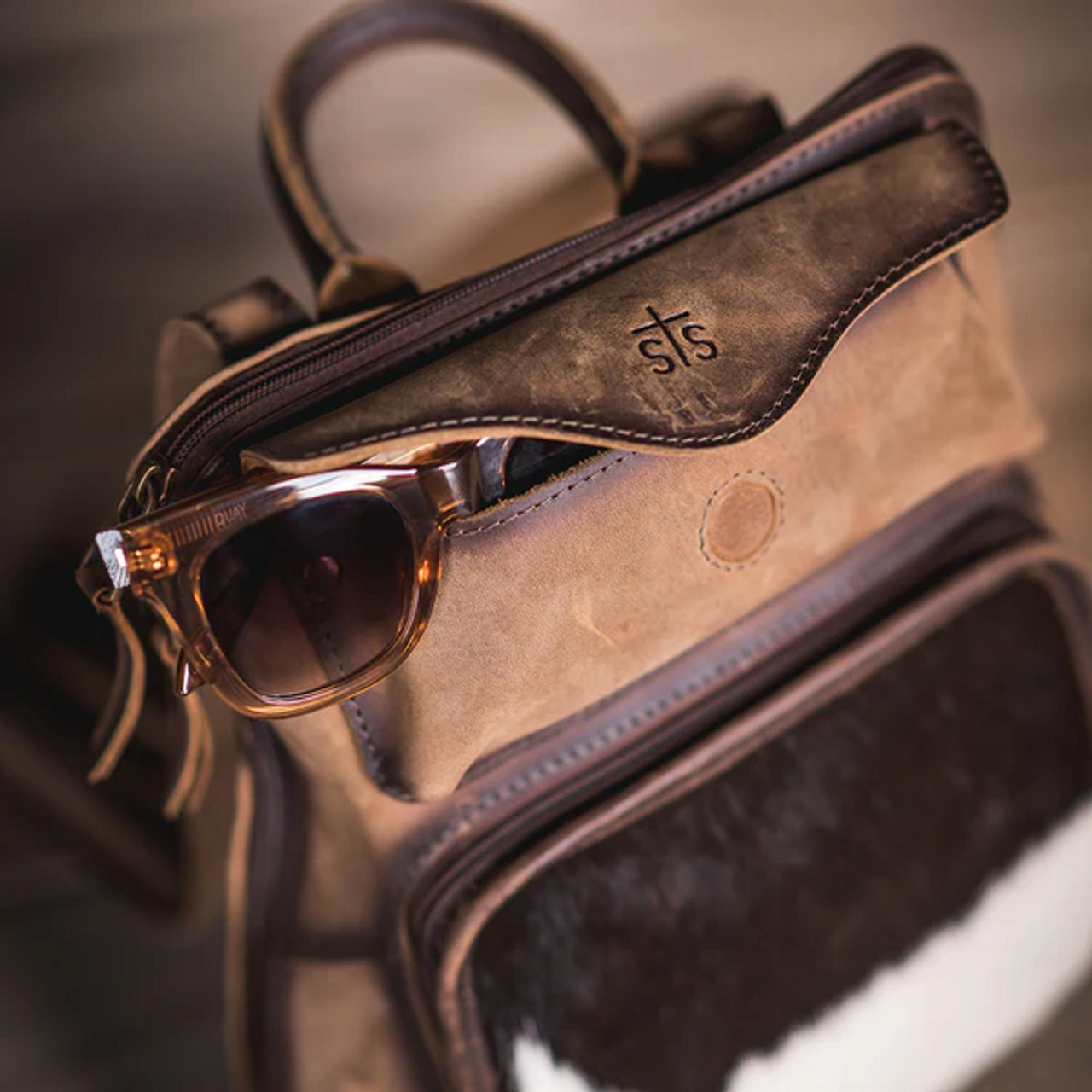 Sts cowhide bucket bag deals