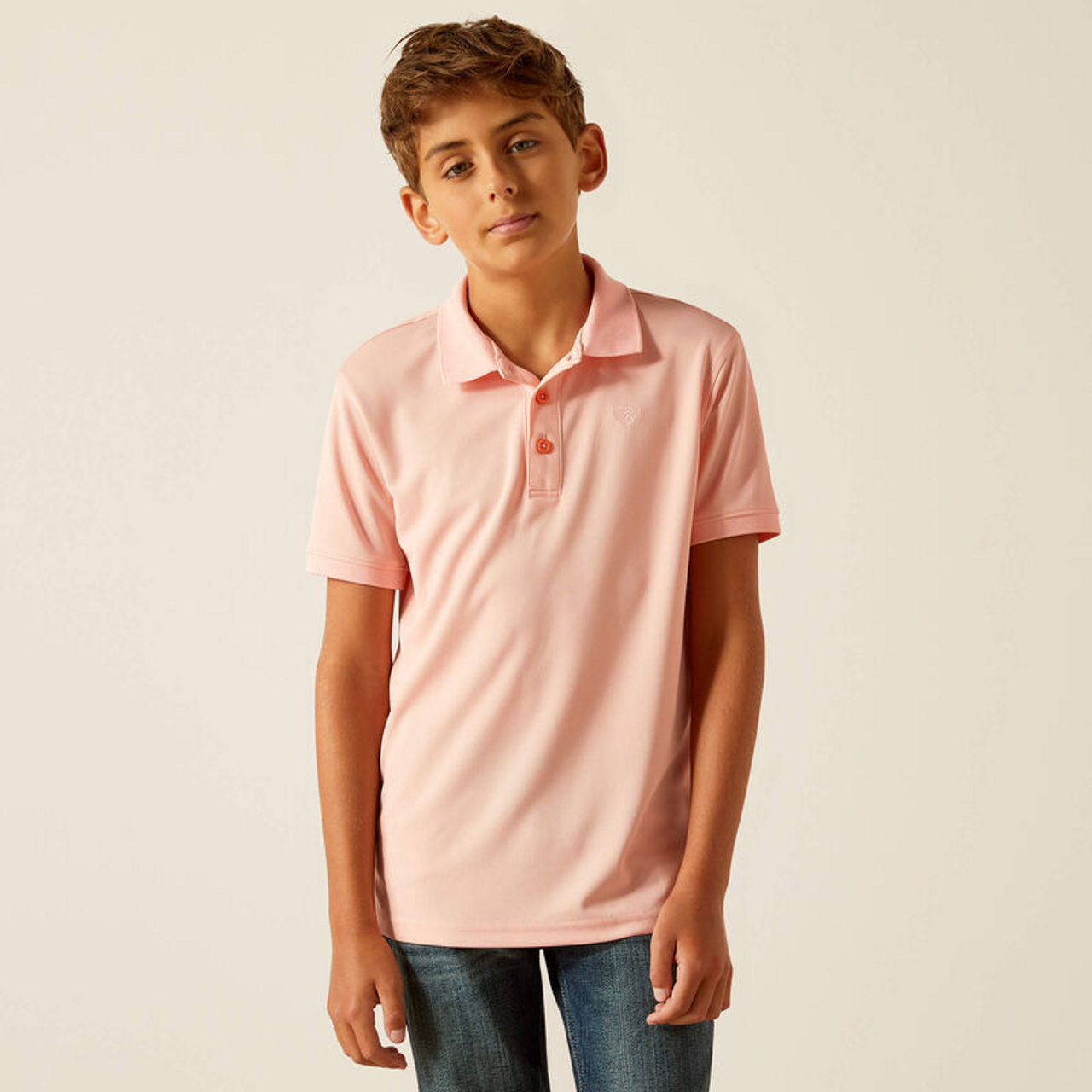 TEK APRICOT BLUSH POLO 10048874 ARIAT