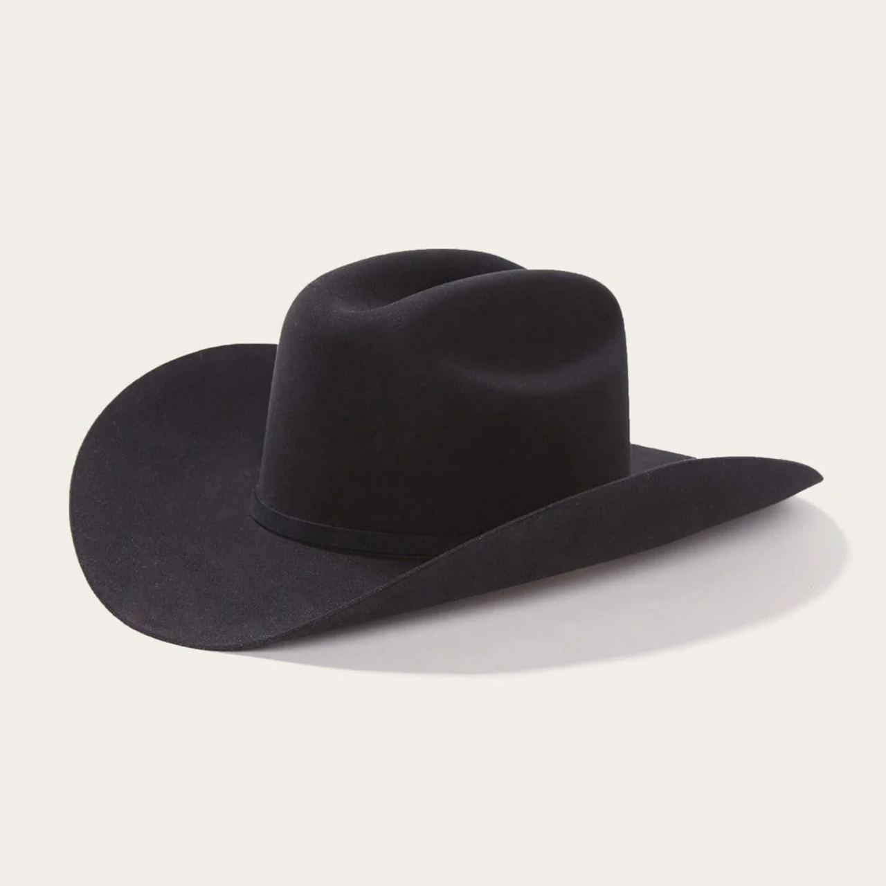 【美品】stetson 7X Stallion by Stetson Black Cowboy Hat XX Premium Wool, Size